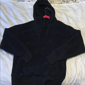 Black Sherpa coat